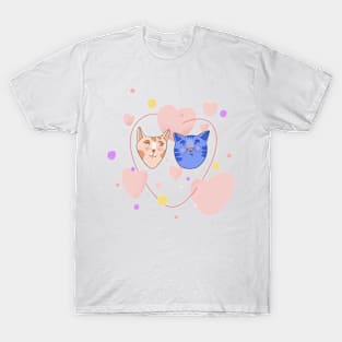 Cats in love T-Shirt